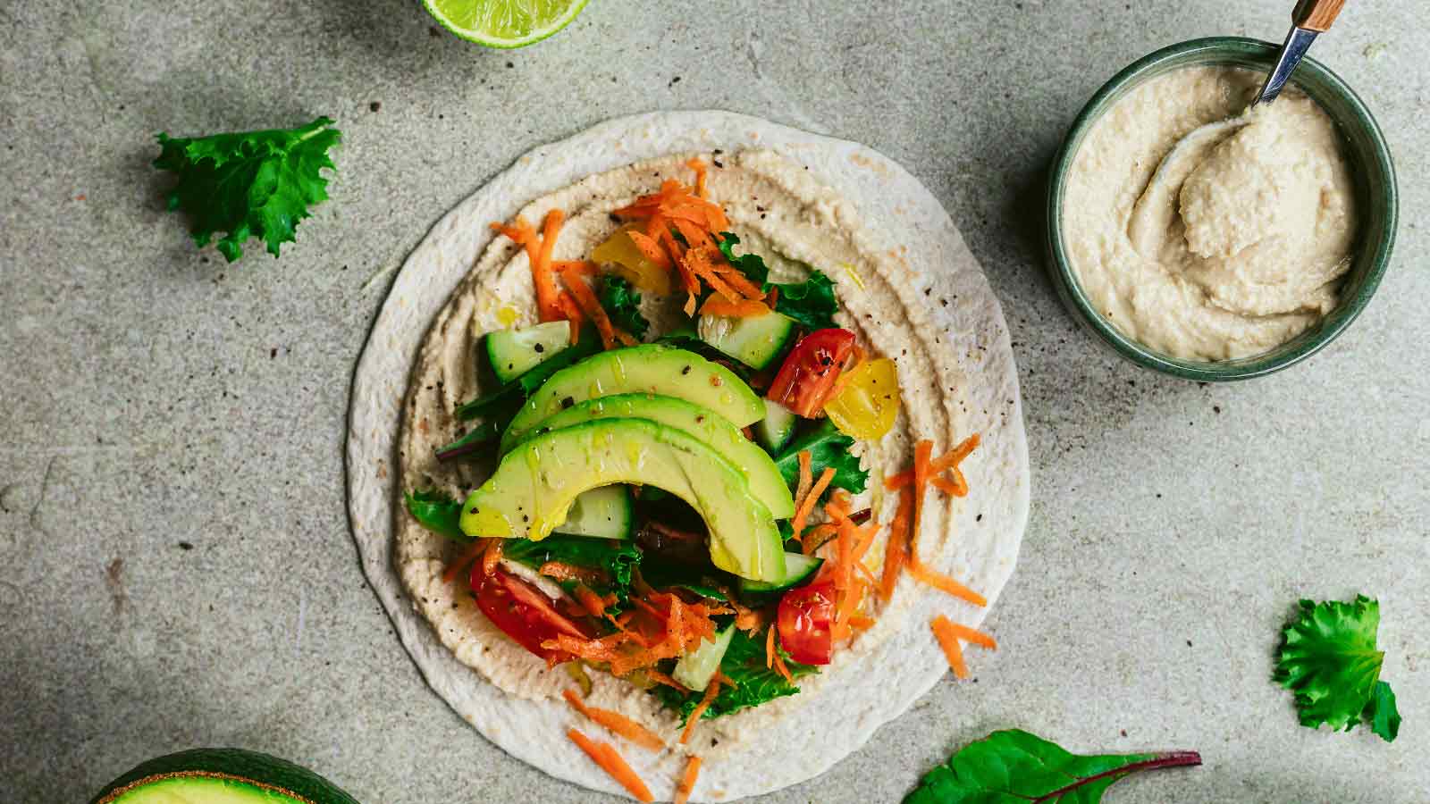 Wraps de legumes
